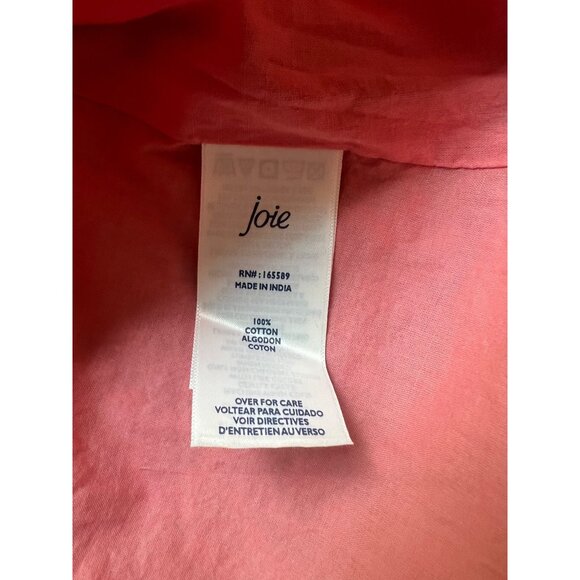 Joie Size XXL Orange Tea Rose Flowy Boho V-Neck Tiered Sleeveless Maxi Dress - Picture 4 of 16